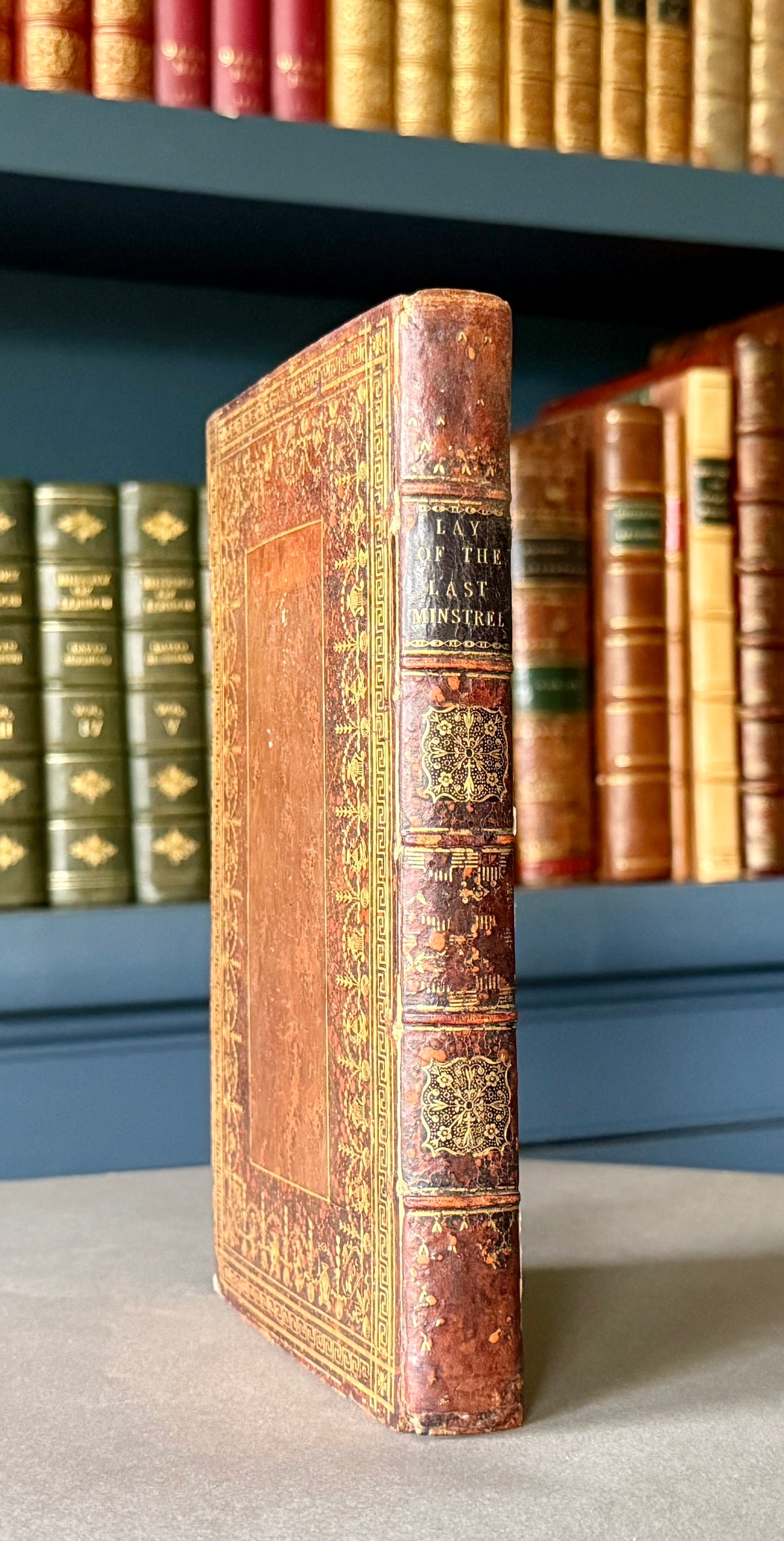 Scott — The Lay of the Last Minstrel — Second Edition, 1805 — Neoclassical Gilt Calf
