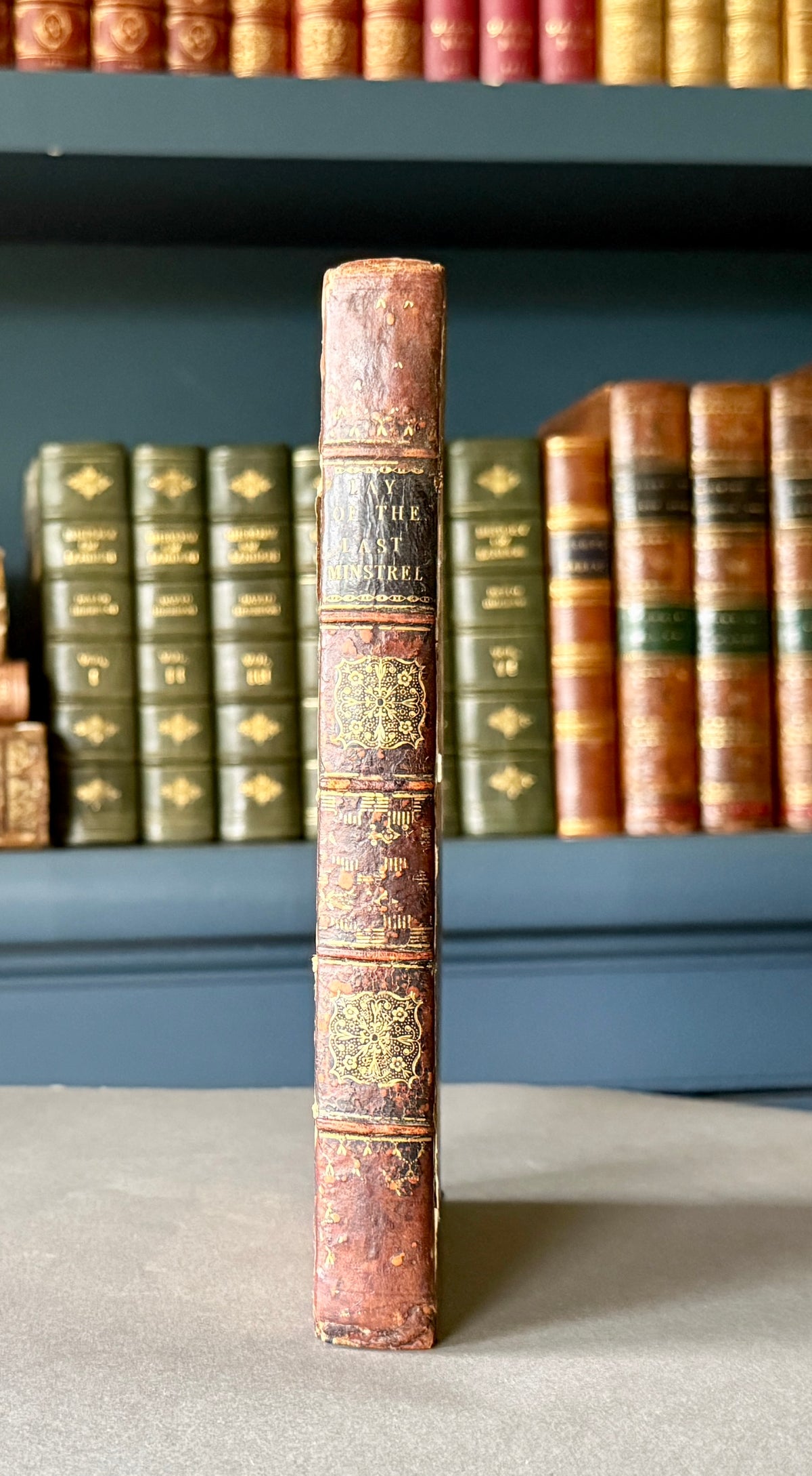 Scott — The Lay of the Last Minstrel — Second Edition, 1805 — Neoclassical Gilt Calf