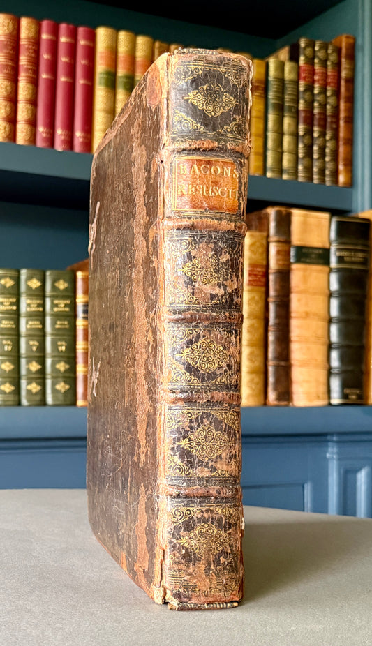 Francis Bacon — Resuscitatio, Third Edition, 1671 — Complete with Both Portraits
