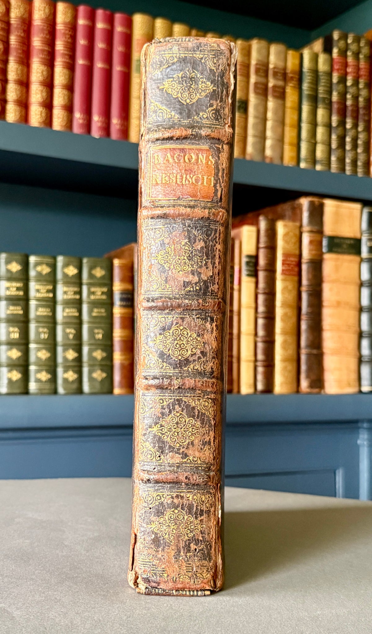 Francis Bacon — Resuscitatio, Third Edition, 1671 — Complete with Both Portraits