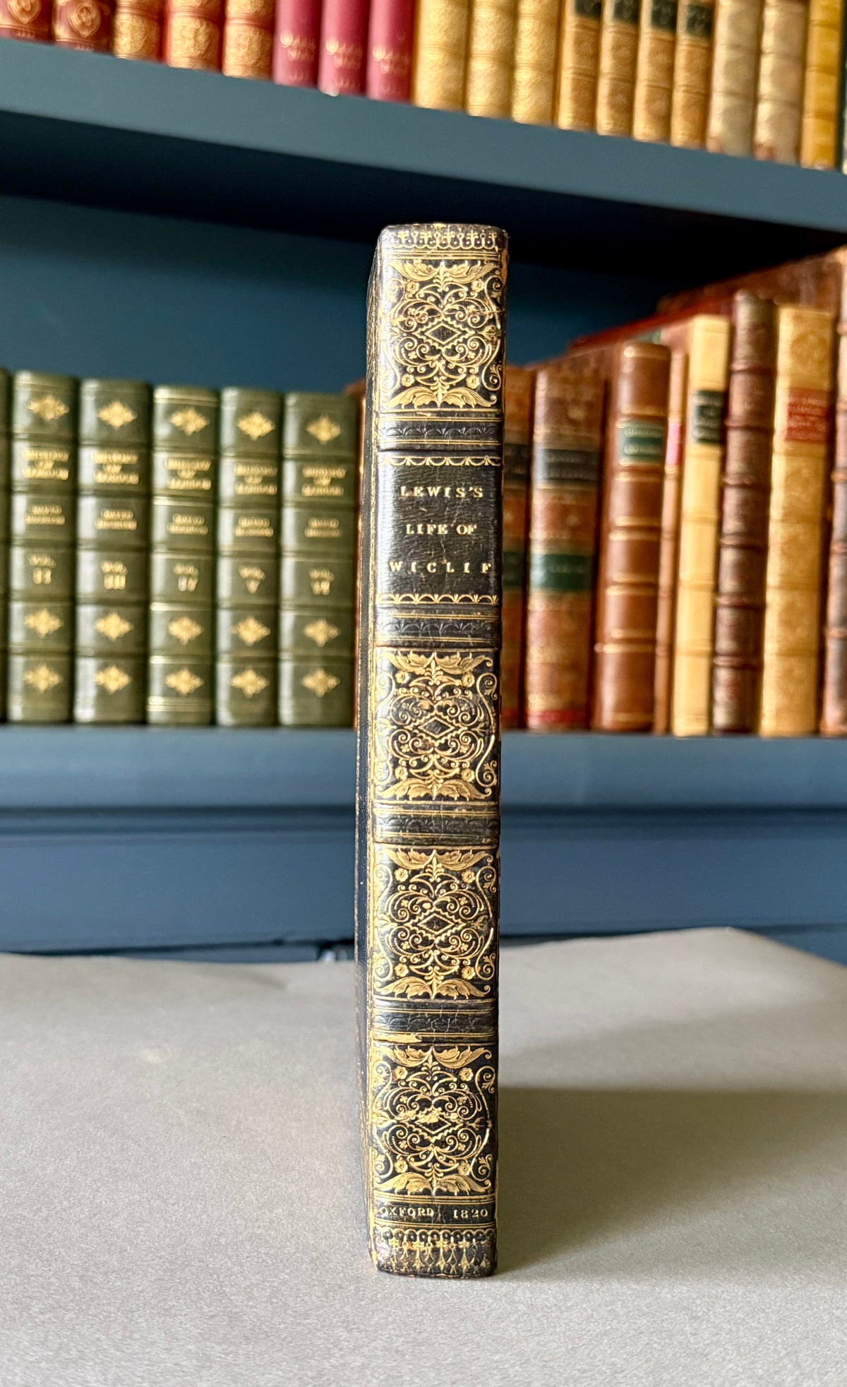 Lewis – Life and Sufferings of John Wiclif – Clarendon Press, 1820 – Rodwell Oxford Binding – J. R. Abbey Copy