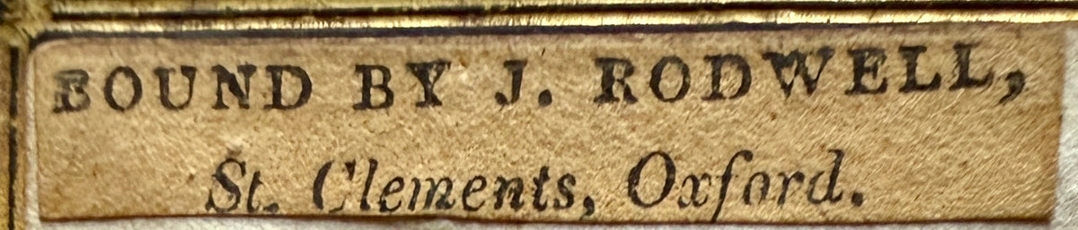 Lewis – Life and Sufferings of John Wiclif – Clarendon Press, 1820 – Rodwell Oxford Binding – J. R. Abbey Copy