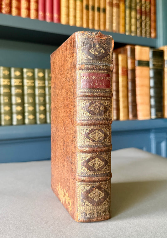 Macrobius — Opera — First Edition Printed in England, 1694 — Macrobian World Map