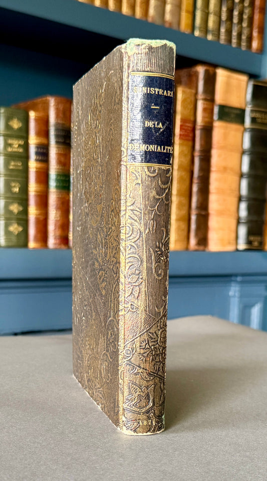Sinistrari — De la Démonialité — 1875 First Edition, No. 144/598 — Alfred Clériceau Copy in Japoniste Binding