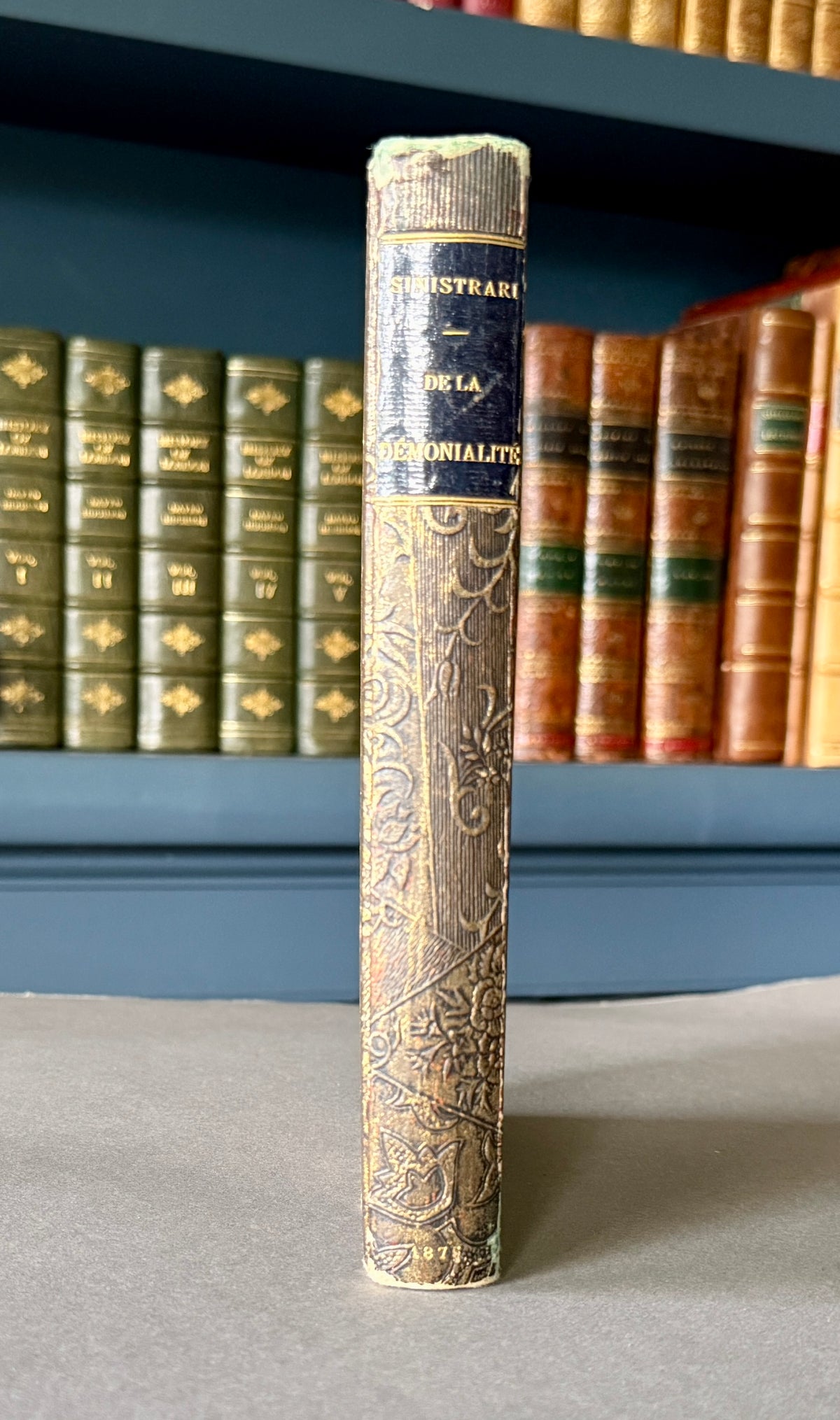 Sinistrari — De la Démonialité — 1875 First Edition, No. 144/598 — Alfred Clériceau Copy in Japoniste Binding