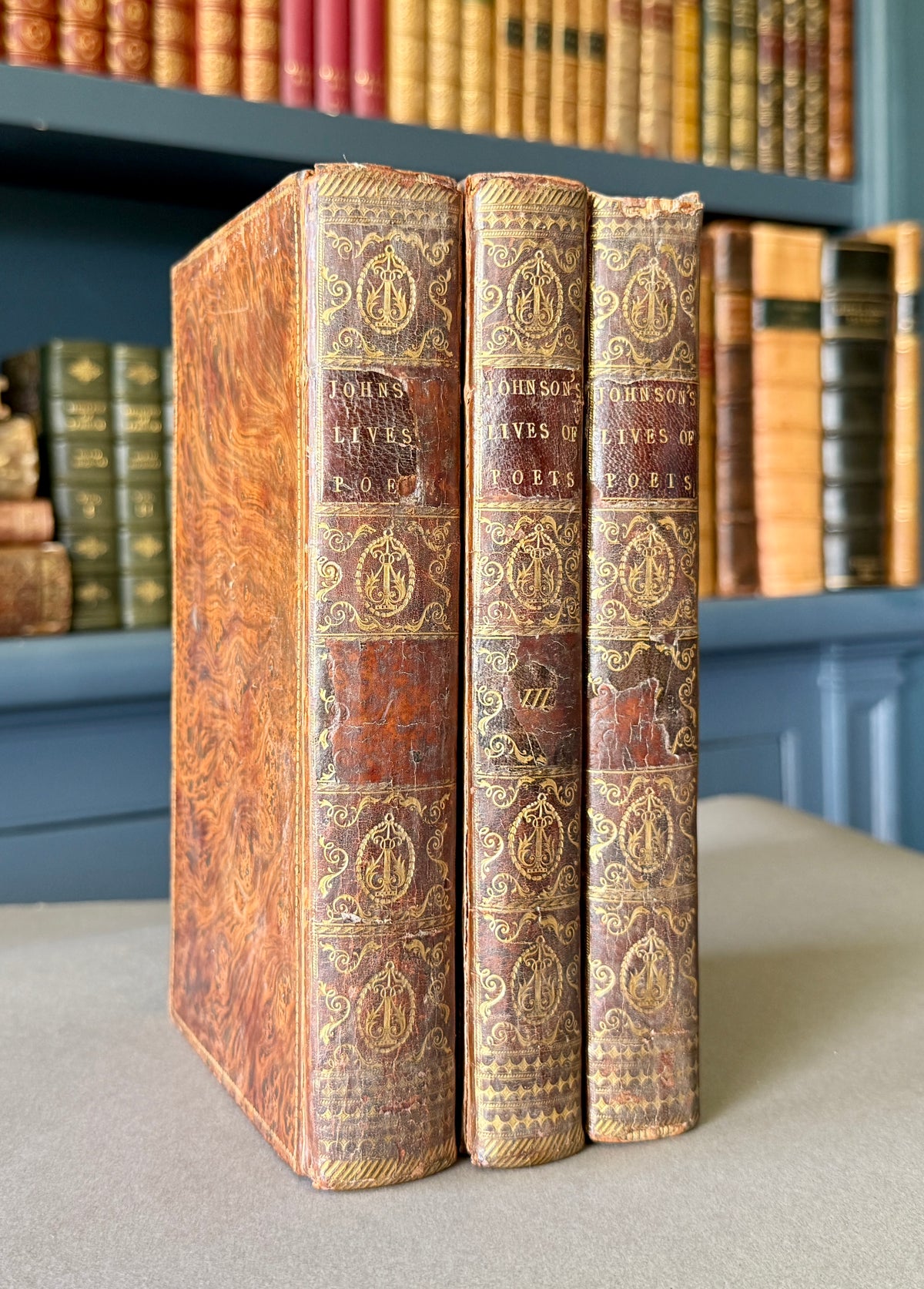 Samuel Johnson – The Lives of the English Poets – First Dublin Edition, 1779–81 – Lord Sheffield Copy