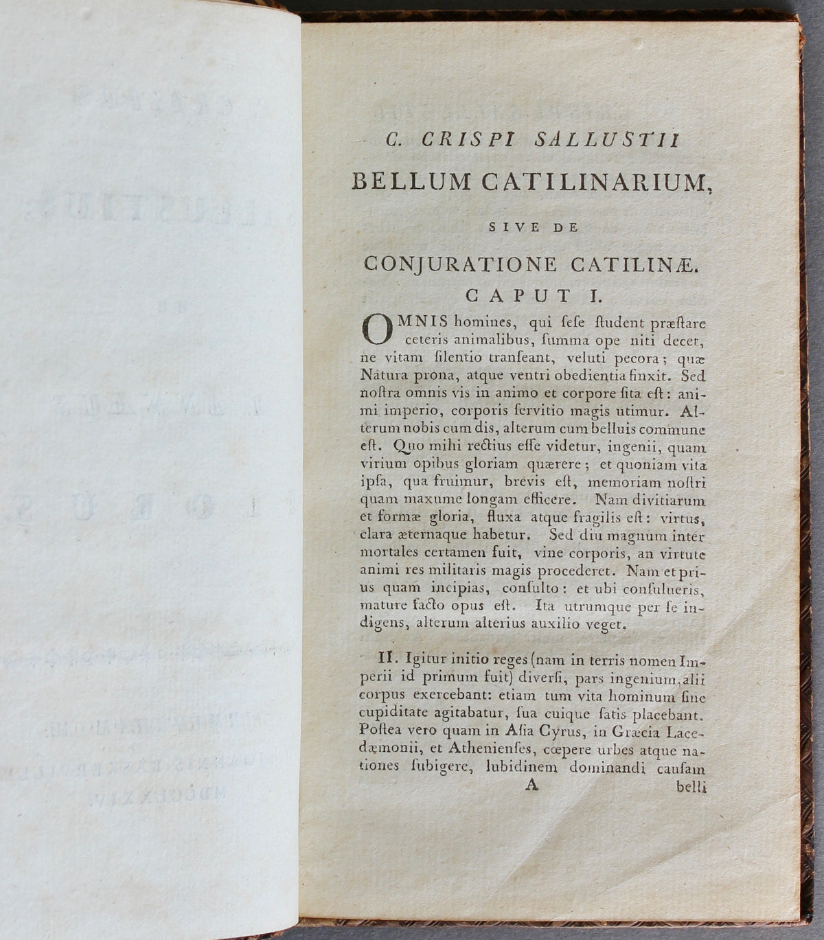 C. Crispus Sallust and L. Annaeus Florus — Baskerville, Birmingham (1774)