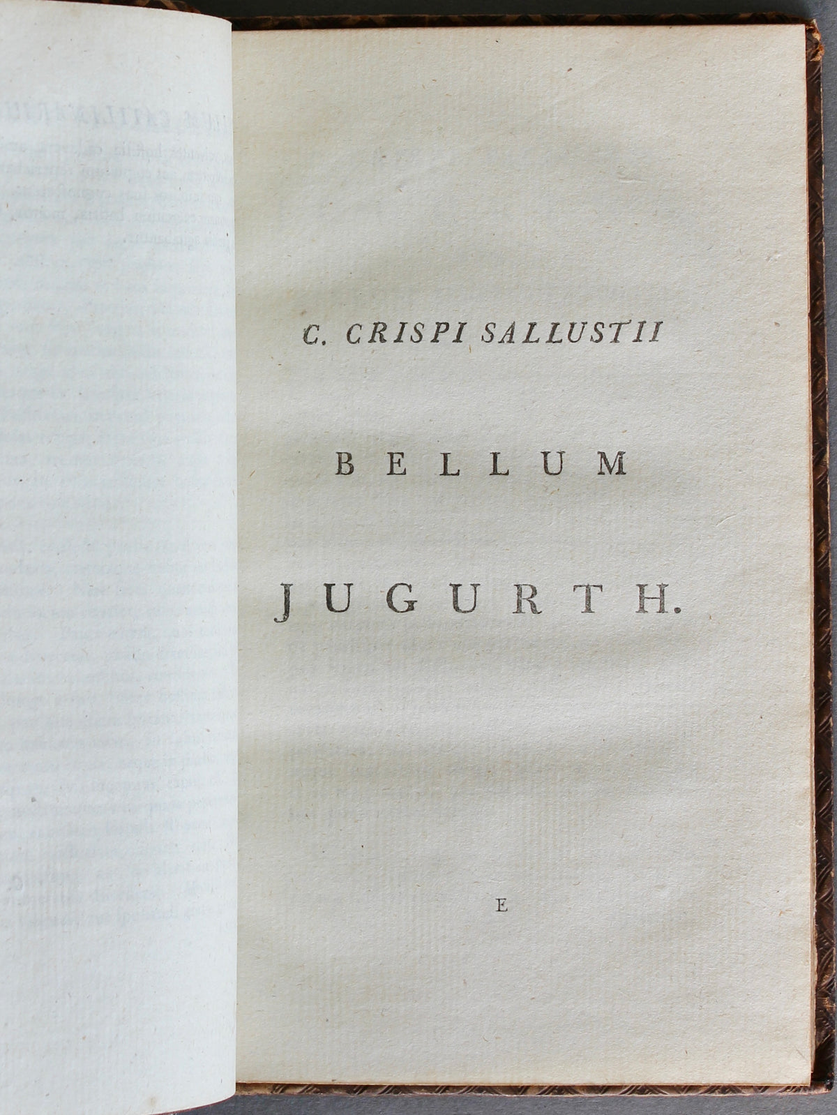 C. Crispus Sallust and L. Annaeus Florus — Baskerville, Birmingham (1774)