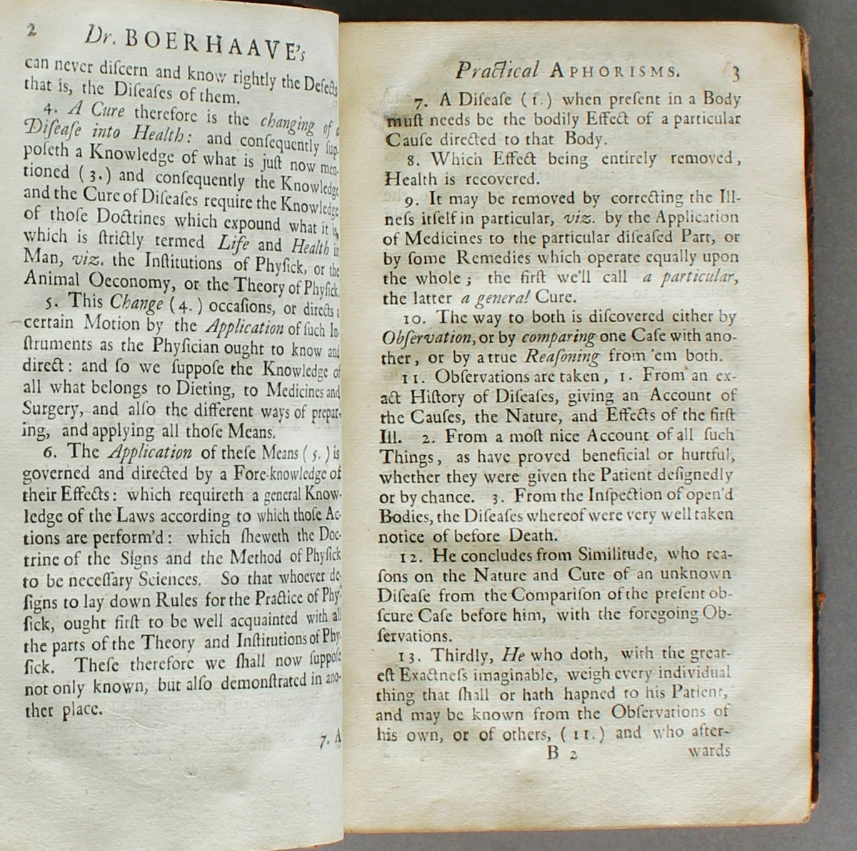 Boerhaave's Aphorisms: Concerning the Knowledge and Cure of Diseases — Second English Edition (1724)