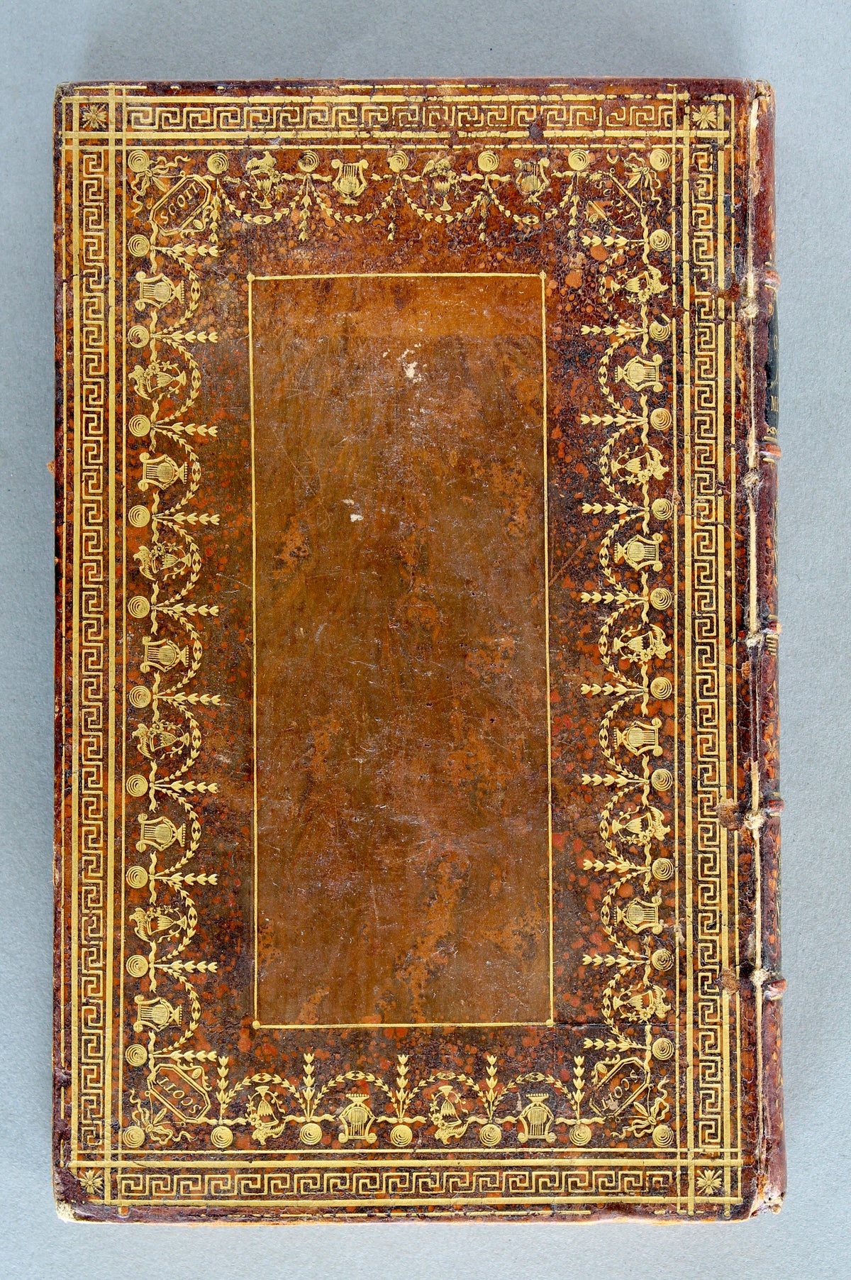 Scott — The Lay of the Last Minstrel — Second Edition, 1805 — Neoclassical Gilt Calf