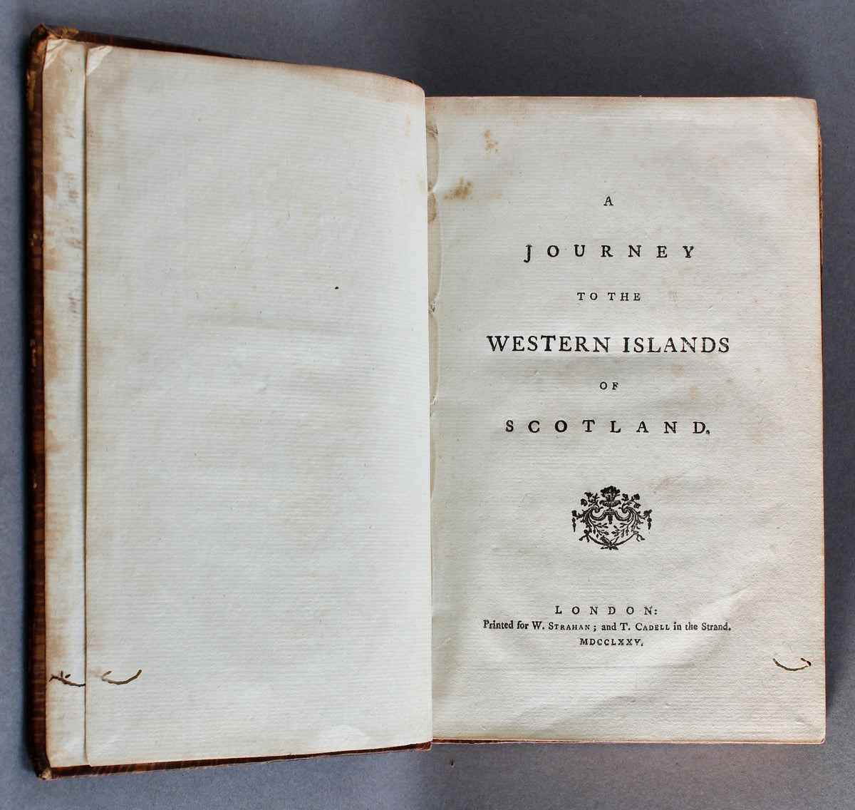Samuel Johnson – A Journey to the Western Islands of Scotland – First Edition, 1775