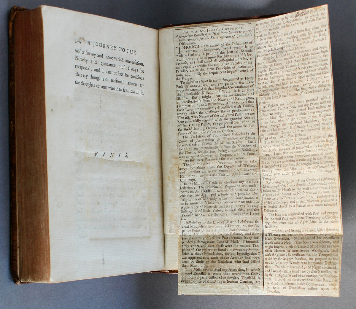 Samuel Johnson – A Journey to the Western Islands of Scotland – First Edition, 1775