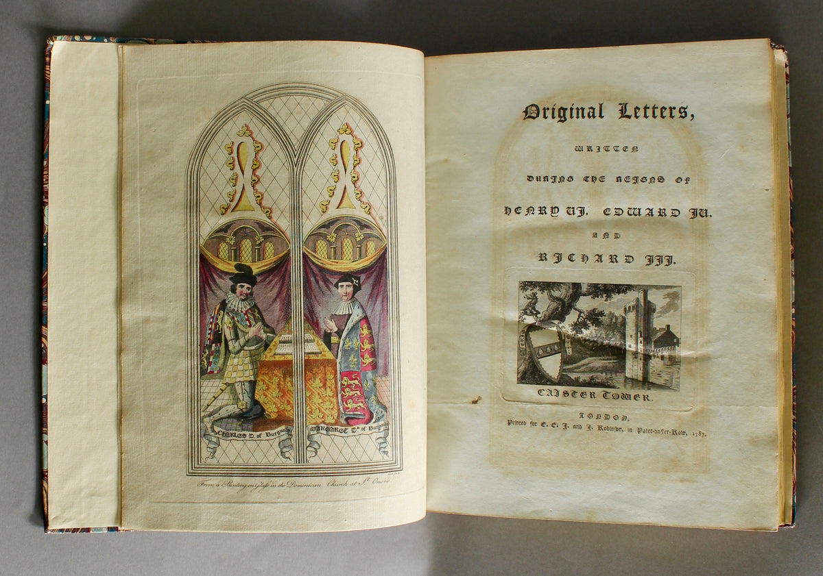 John Fenn – The Paston Letters – First Edition, 1787 – 2 Vols
