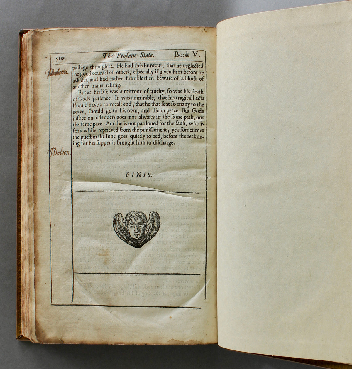 Fuller – The Holy State. The Third Edition, 1652 – With The Profane State – 20 Engraved Portraits