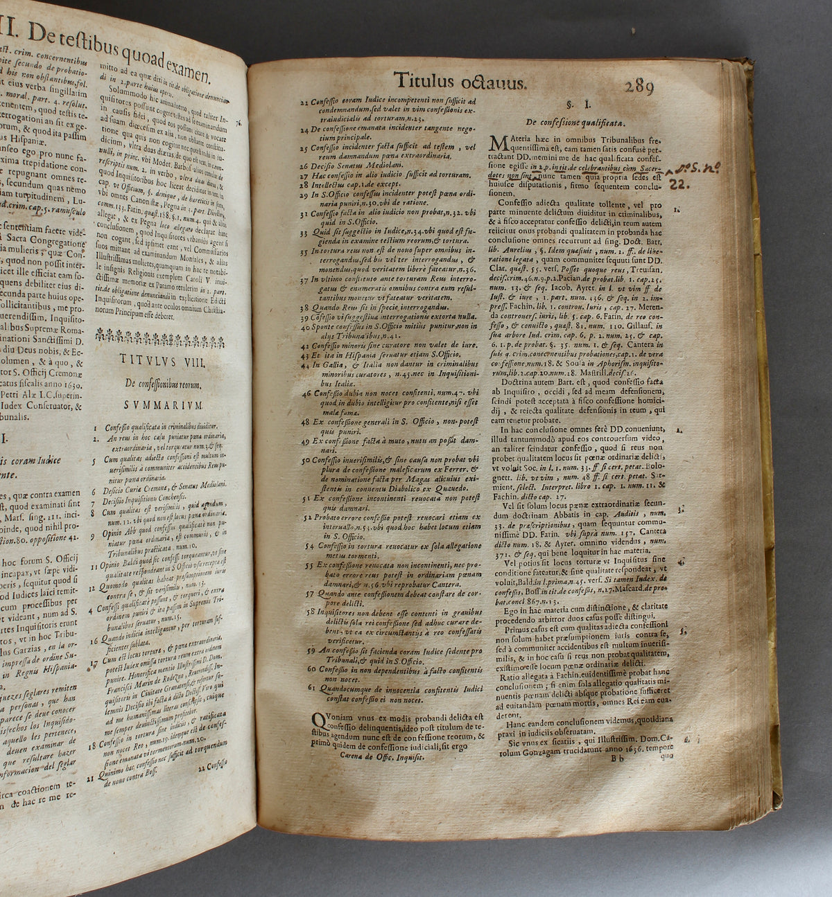 Carena – Tractatus de Officio Sanctissimae Inquisitionis, Lyon 1669 – Extensively Annotated Spanish Copy