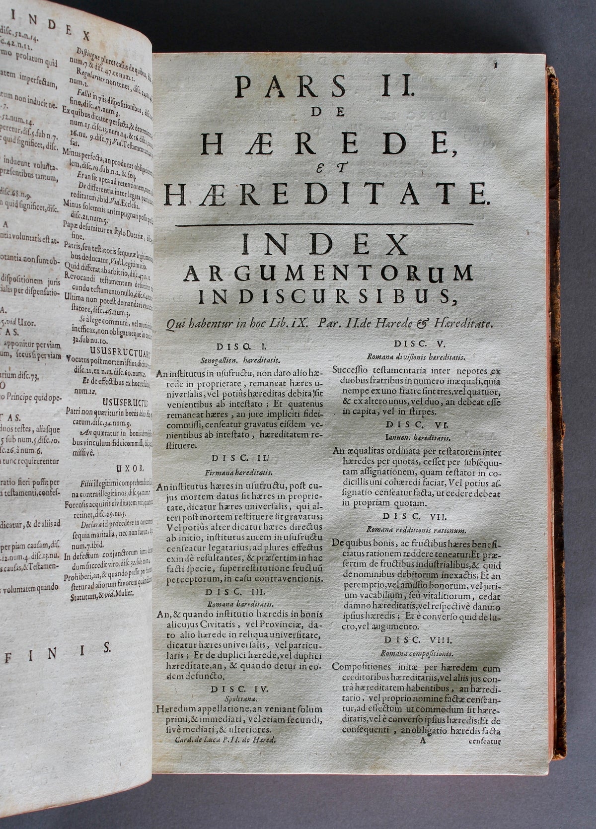 De Luca — Theatrum Veritatis & Justitiae, Tomus II — Cologne 1690 — 1786 Sierck Prize Copy