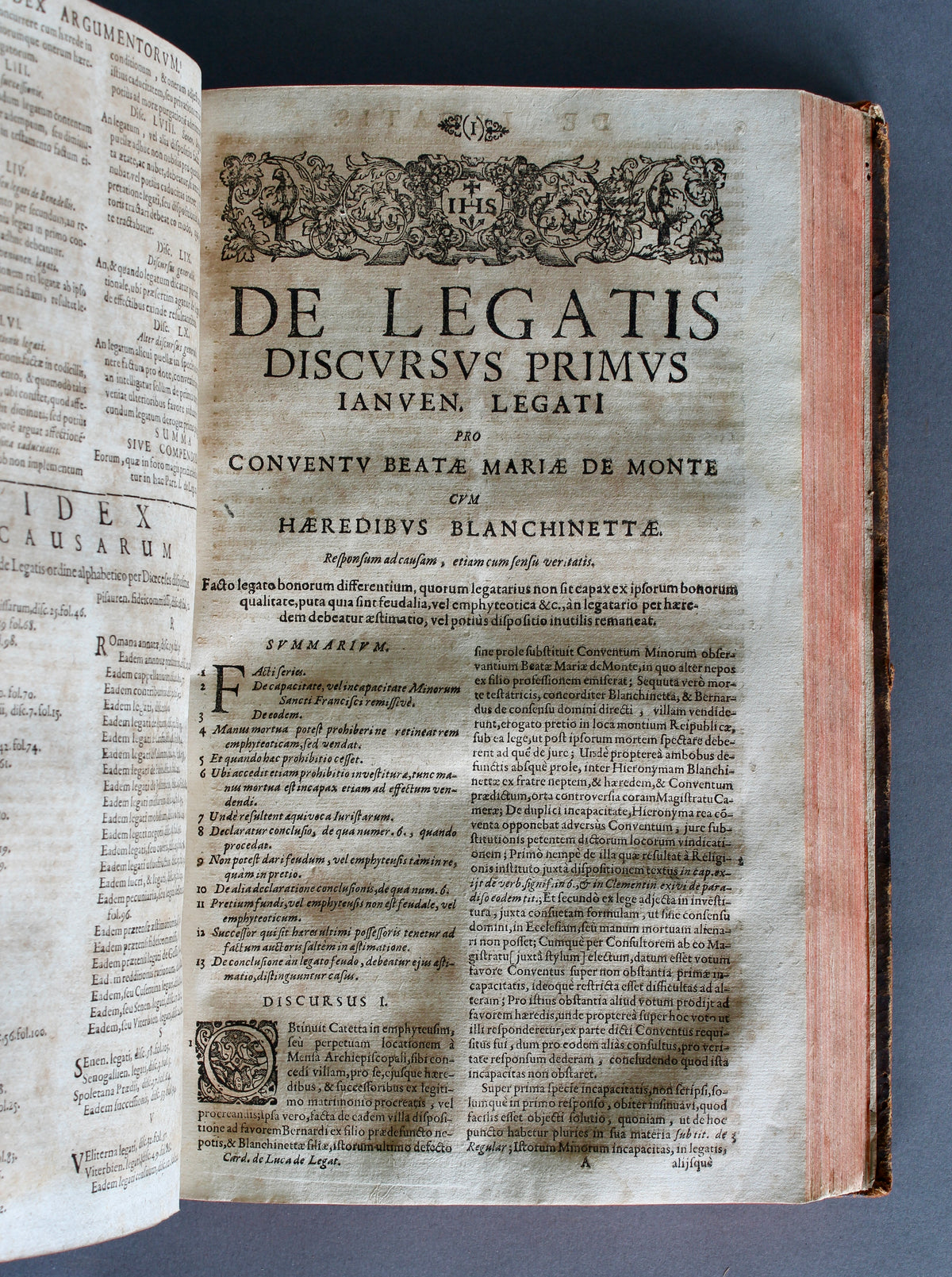 De Luca — Theatrum Veritatis & Justitiae, Tomus II — Cologne 1690 — 1786 Sierck Prize Copy