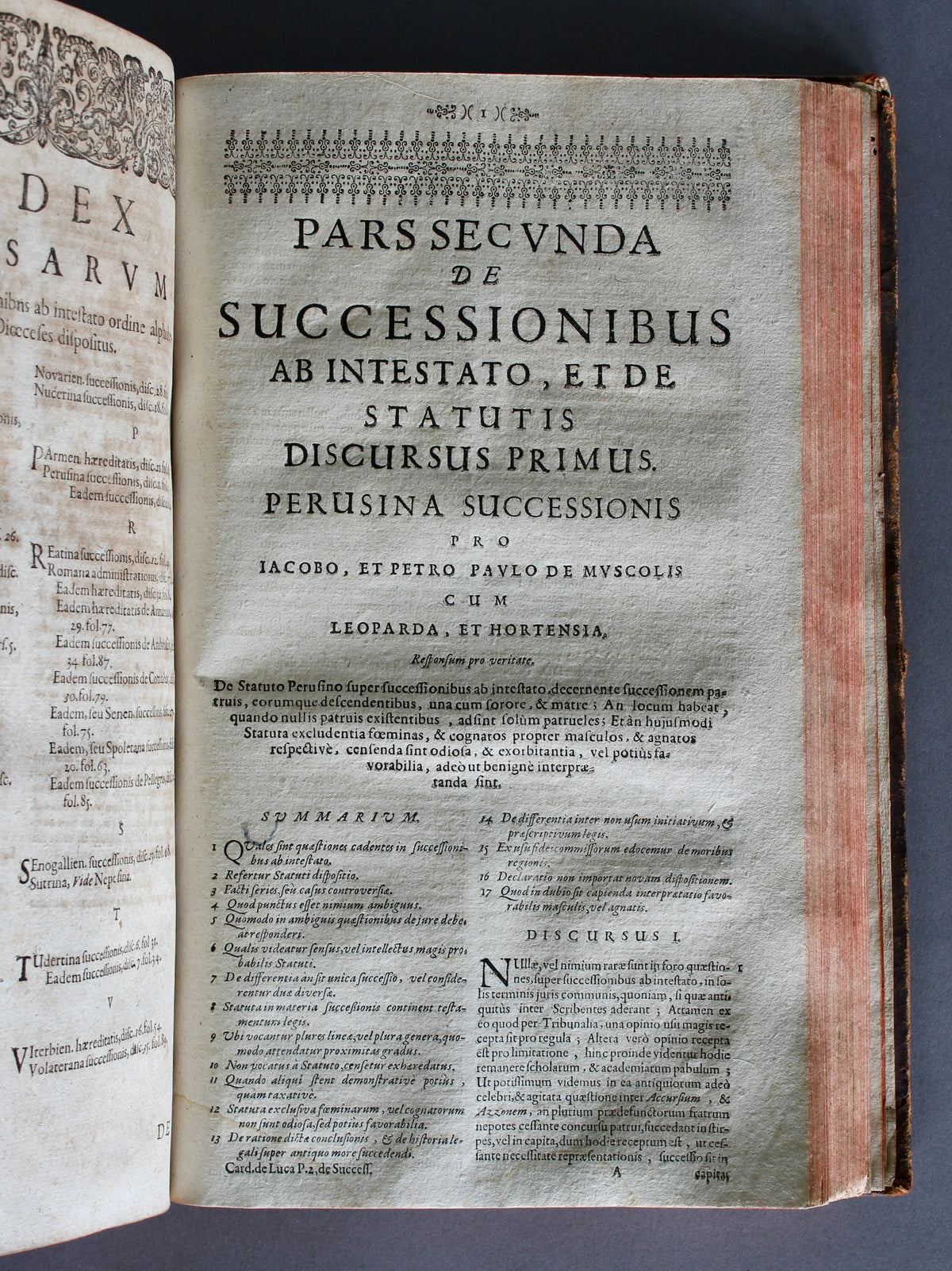 De Luca — Theatrum Veritatis & Justitiae, Tomus II — Cologne 1690 — 1786 Sierck Prize Copy