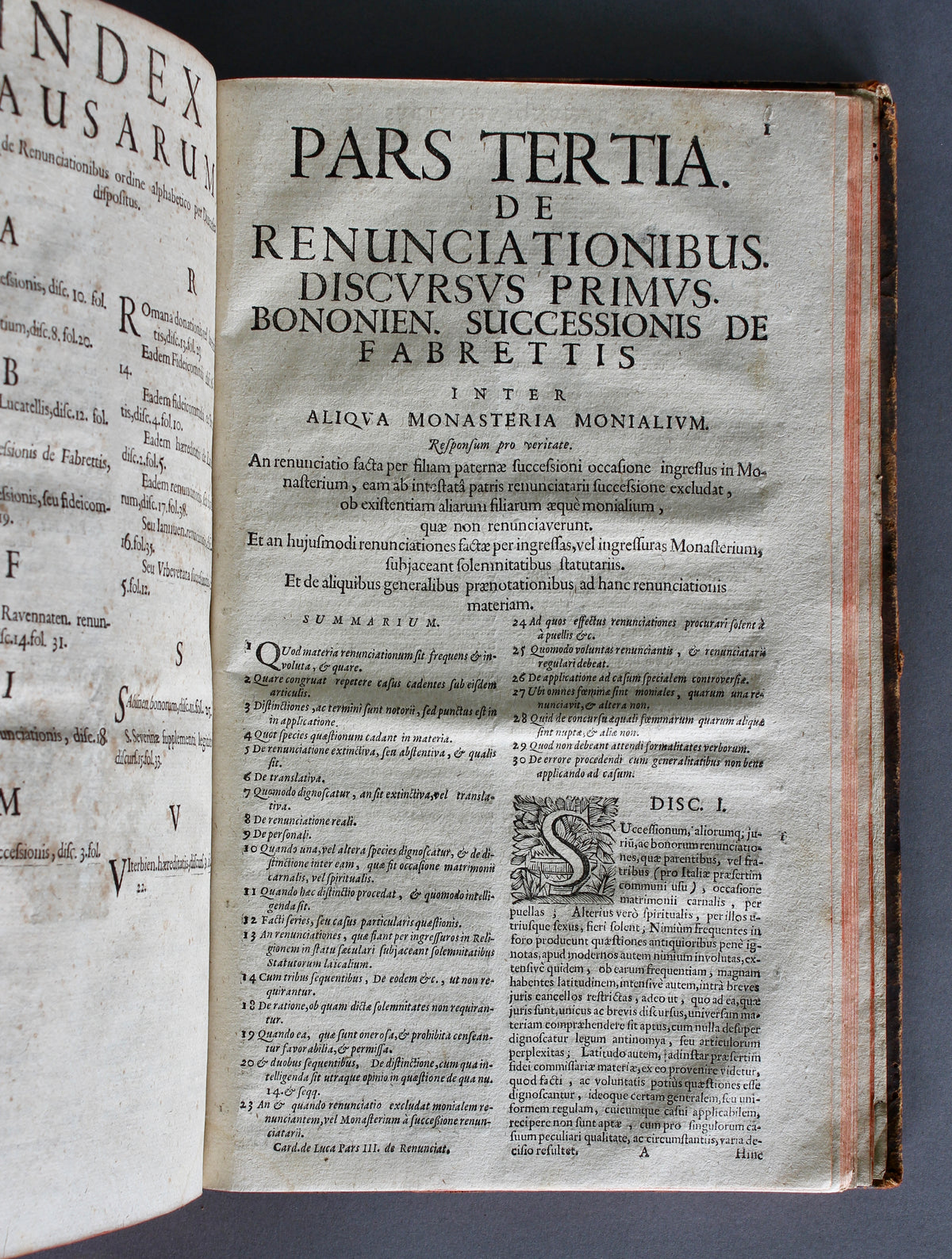 De Luca — Theatrum Veritatis & Justitiae, Tomus II — Cologne 1690 — 1786 Sierck Prize Copy
