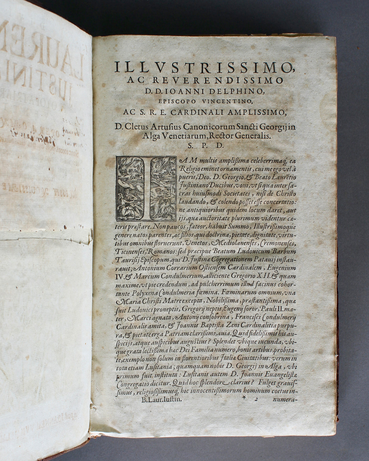 JUSTINIANUS, Laurentius — Opera Omnia — Cologne 1675 — Wexford Franciscan Provenance