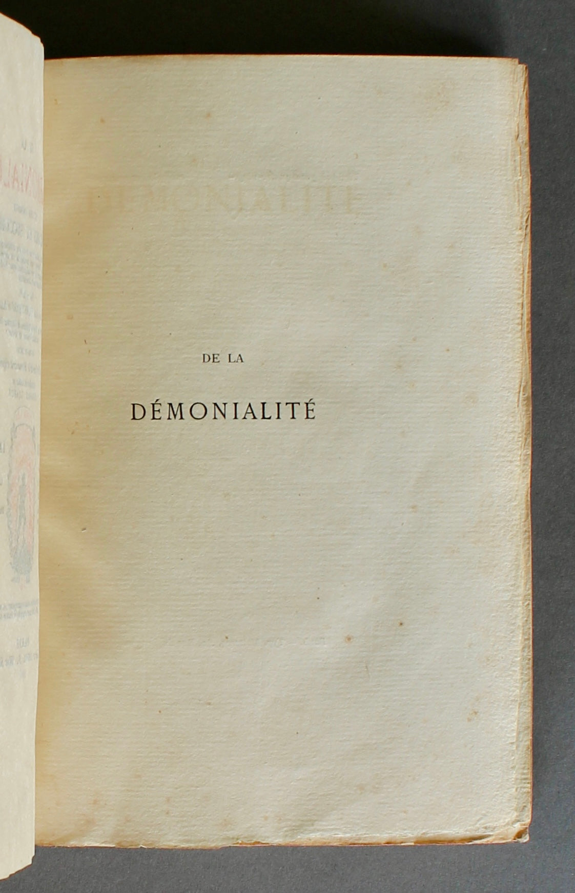 Sinistrari — De la Démonialité — 1875 First Edition, No. 144/598 — Alfred Clériceau Copy in Japoniste Binding