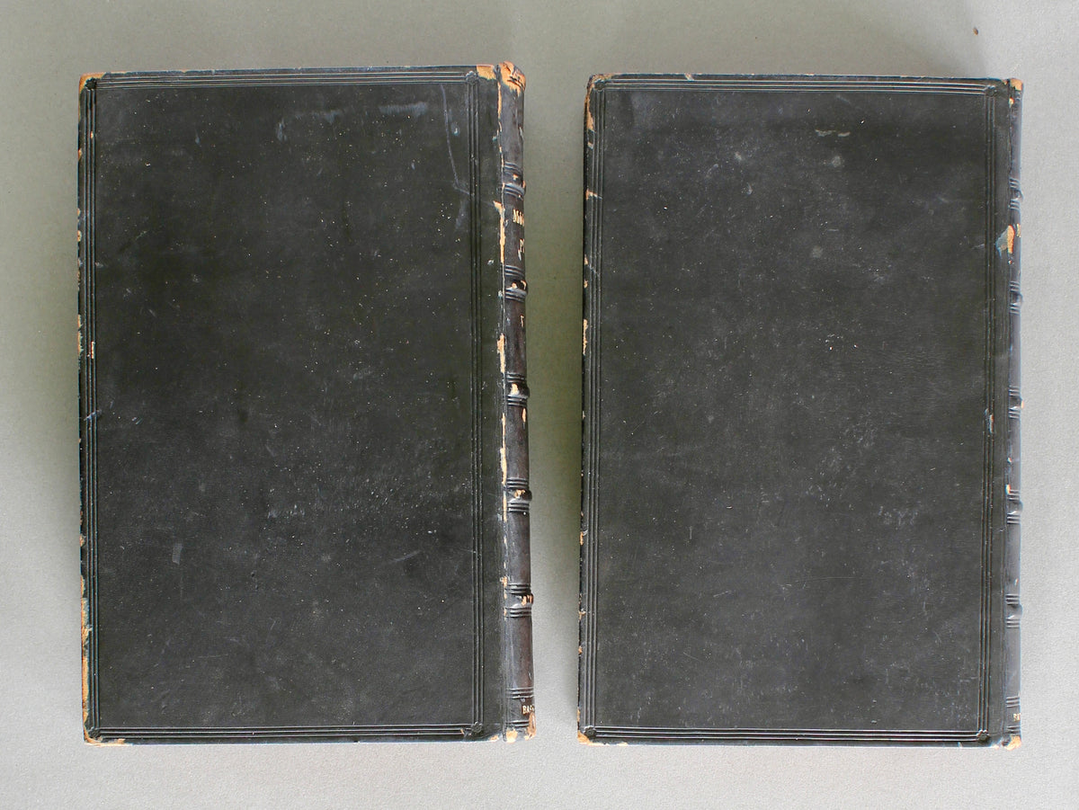 John Milton — Paradise Lost & Paradise Regain’d — John Baskerville, 1758 — First Baskerville Editions — Merchant Taylors’ Company Armorial Copy