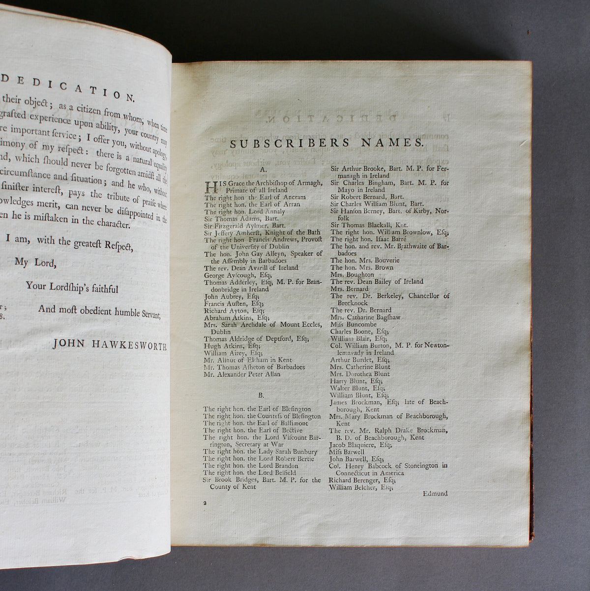 Fénelon — The Adventures of Telemachus, First Hawkesworth Translation, 1768