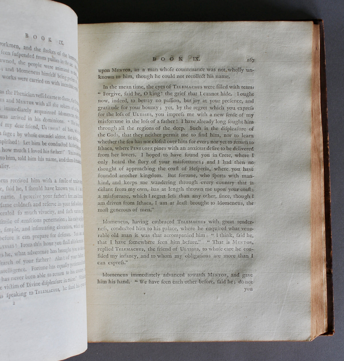 Fénelon — The Adventures of Telemachus, First Hawkesworth Translation, 1768