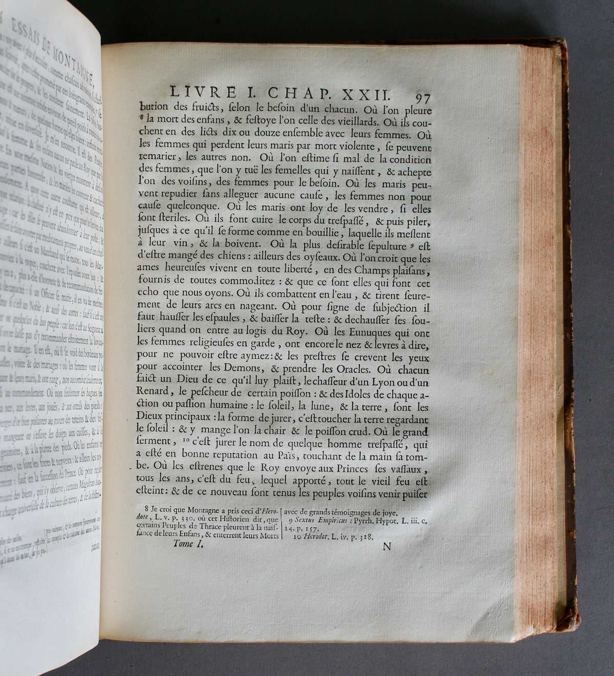 Montaigne – Les Essais – Pierre Coste Edition, 3 vols, Paris 1725 – Sir James Stuart Provenance
