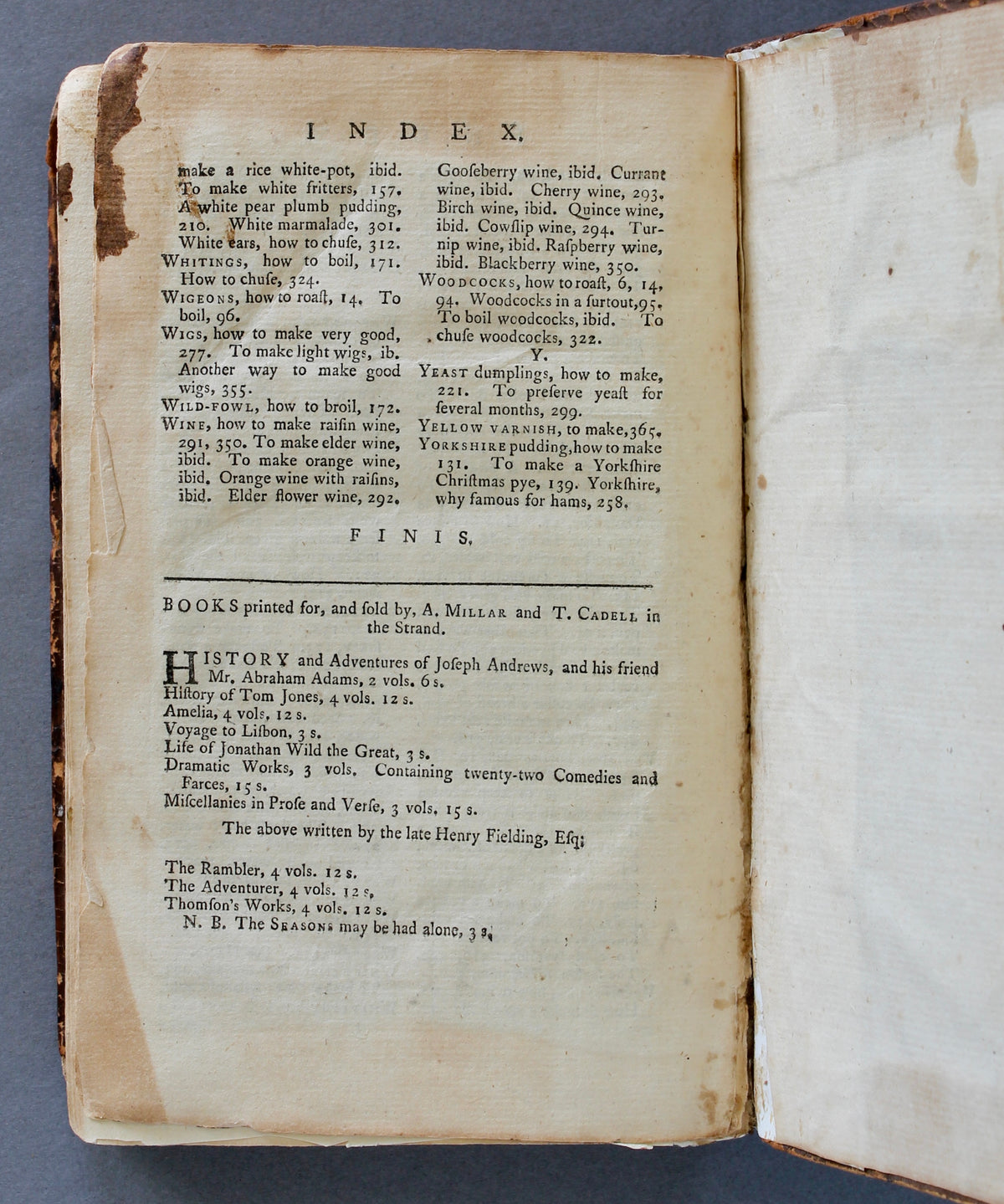Hannah Glasse – The Art of Cookery, Made Plain and Easy – 1767 – G. Walton Copy