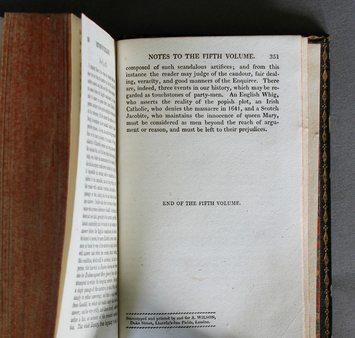 Hume & Smollett – The History of England – 16 Volumes – 1810–12 – Captain John Kent, 95th Rifles Provenance